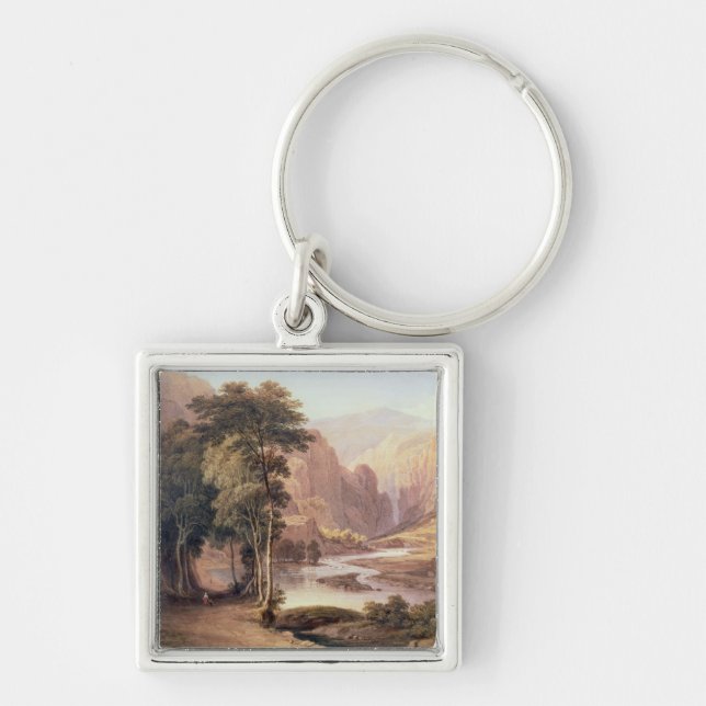 Tasmanian Gorge (w/c) Keychain (Front)