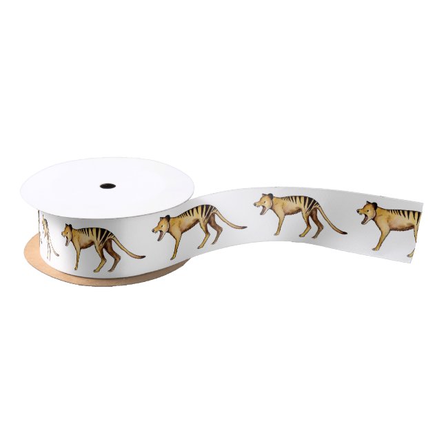 Tasmanian tiger, Thylacine Satin Ribbon (Spool)