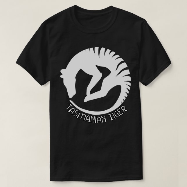 Tasmanian Tiger Thylacine wildlife animal T-Shirt (Design Front)