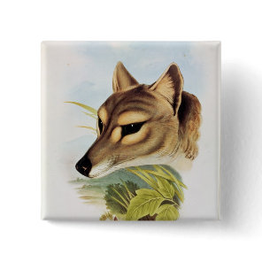Tasmanian Wolf or Tiger Button