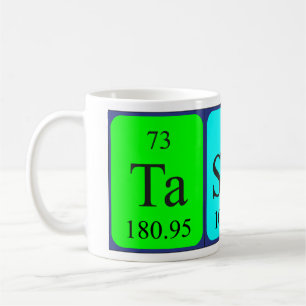 Tasmin periodic table name mug