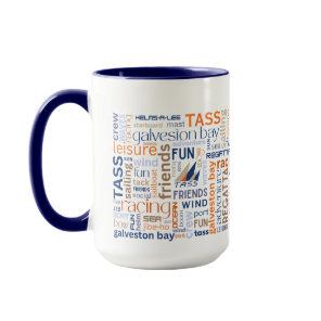 TASS Sailing Words Coffee Mug