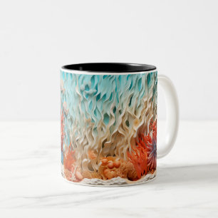 Tasse 2 Couleurs Under the sea Mug, Ocean Vibes Dr Two-Tone Coffee Mug