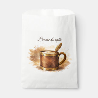 Tasse l'encre du matin favor bag