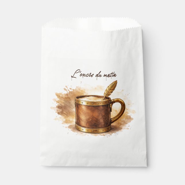 Tasse l'encre du matin favor bag (Front)