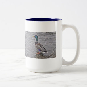 Tasse lustige Ente: have fun Two-Tone Coffee Mug