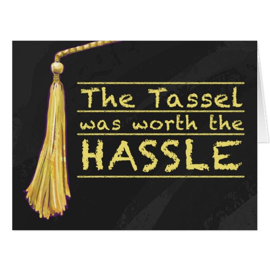Tassel Hassle Gold Cards (Front Horizontal)