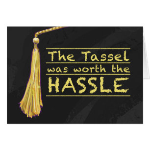 Tassel Hassle Gold Cards