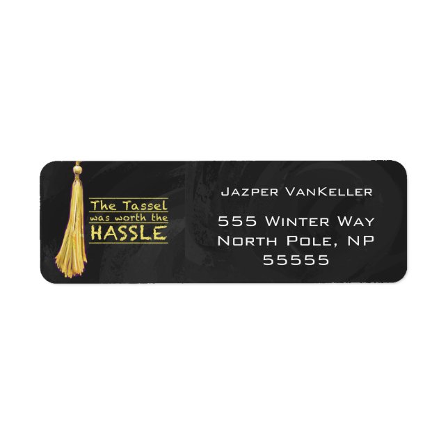 Tassel Hassle Gold Label (Front)