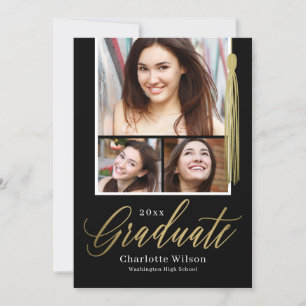 Tassel Pride Graduation Announcement Invitation