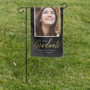 Tassel Pride Graduation Garden Flag