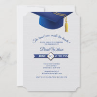 Tassel Worth the Hassle Graduation Invitation