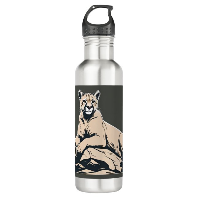 TASSEN STAINLESS STEEL WATER BOTTLE (Front)