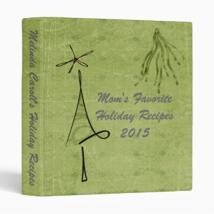 Tassle and Tree Holiday Recipe Binder