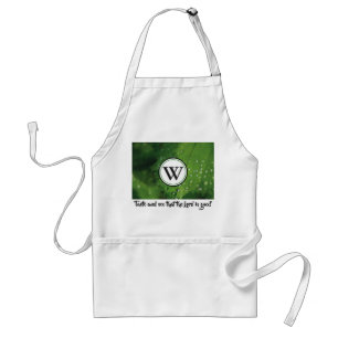 Taste And See Personalized MONOGRAM Psalm 34:8 Adult Apron