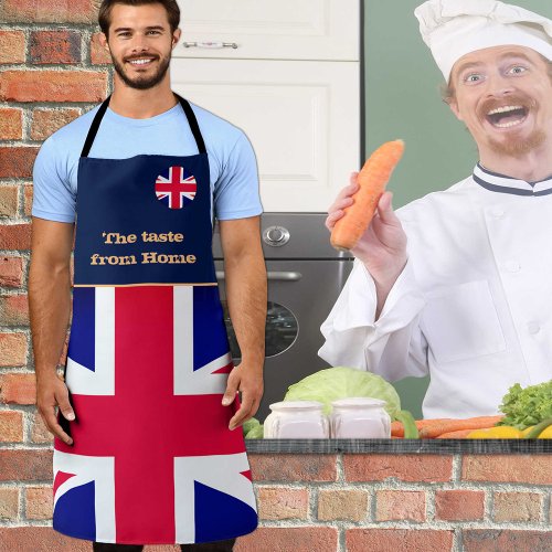 Taste from Home British Flag United Kingdom  UK Apron