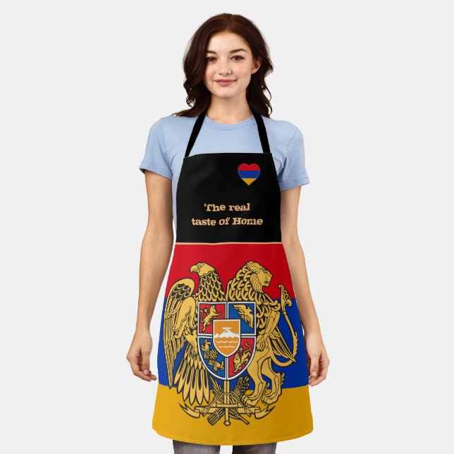 Taste of Home & Armenian Flag, Armenia /Cooking Apron (Worn)