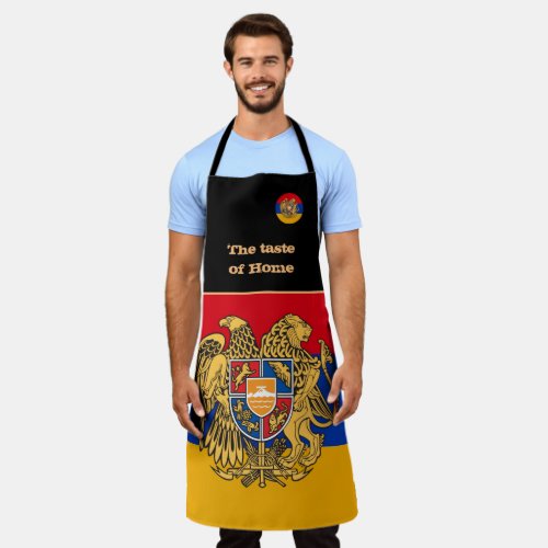 Taste of Home  Armenian Flag Armenia  Men Apron