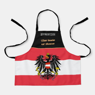 Taste of Home & Austrian Flag, Austria /Cooking Apron