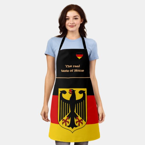 Taste of Home  German Flag Germany Cooking Apro Apron