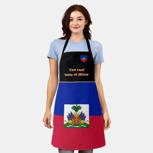 Taste of Home  Haitian Flag Haiti Cooking Apron