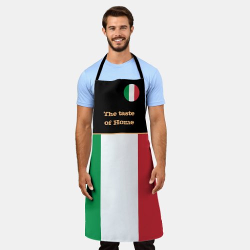 Taste of Home  Italian Flag Italy Cooking Apron