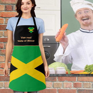 Taste of Home, Jamaican Flag, Jamaica /Cooking Apron