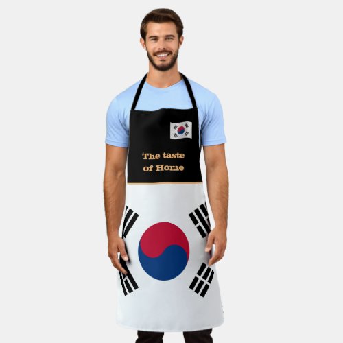 Taste of Home  Korean Flag South Korea Cooking Apron