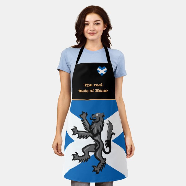 Taste of Home & Scottish Flag, Cooking / Scotland Apron (Worn)