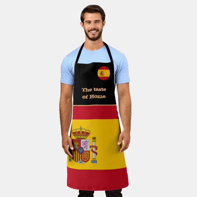 Taste of Home, Spanish Flag, Spain /España Cooking Apron (Worn)