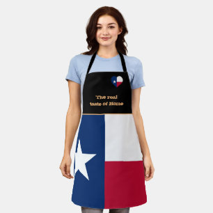 Taste of Home & Texas Flag, Texas /America Cooking Apron