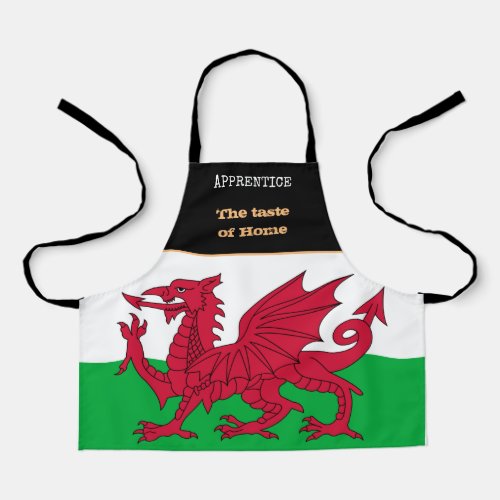 Taste of Home  Welsh Flag Wales Cooking Apron