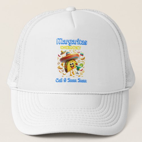 Taste of Mexico Margarita Emergency Trucker Hat