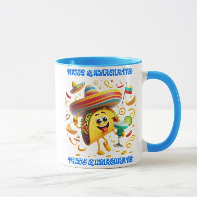 Taste of Mexico Tacos And Margaritas Mug (Right)