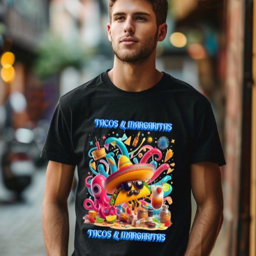 Taste of Mexico Tacos And Margaritas T_Shirt