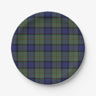 Taste of Scotland Clan MacLaren Tartan Plaid Paper Plates