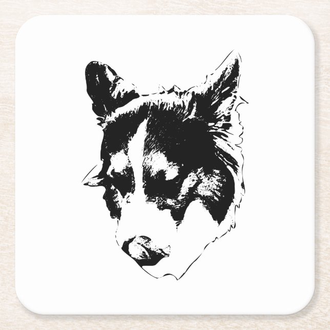 Taste of Simple Bliss Square Paper Coaster (Front)