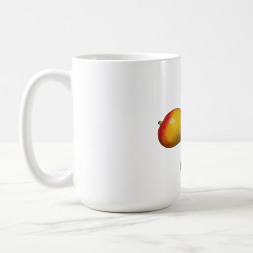 Taste of summer mango blossom coffee mug