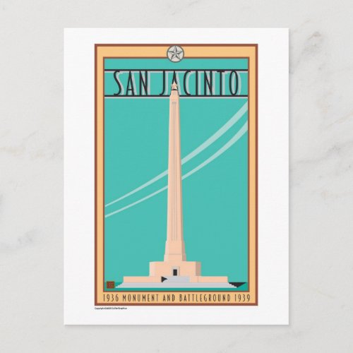 TASTE OF TEXAS_San Jacinto Monument Postcard