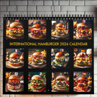 Taste of the World: 2026International Hamburgers Calendar