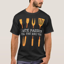 Taste Passion Feel The BBQ Vibe Golden Grill Tools