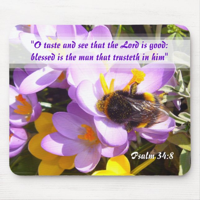 TASTE & SEE  ~ Mousepad (Front)