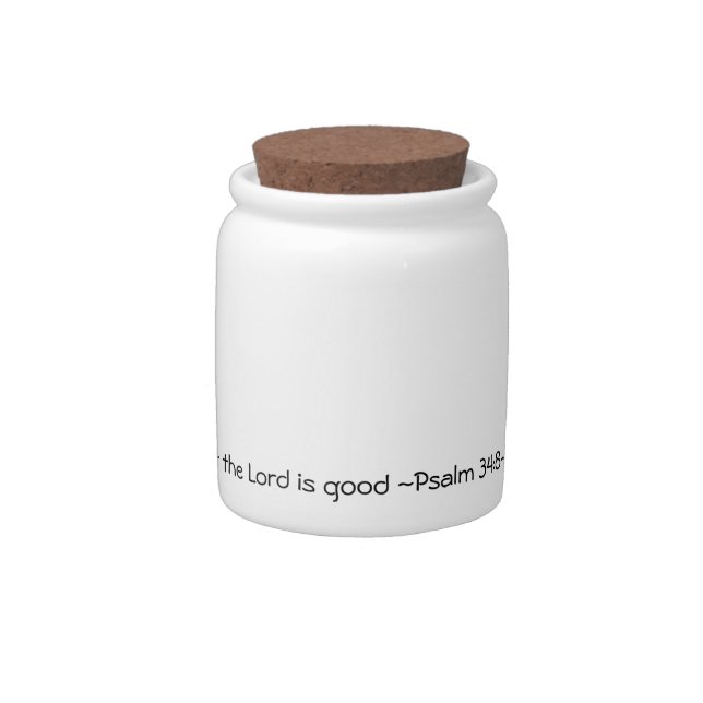 tasTe & see - white Candy Jar (Right)