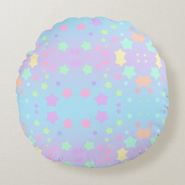 Taste Stars Round Pillow (Front)