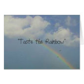 "Taste the Rainbow" (Front Horizontal)