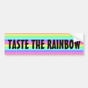 Taste the Rainbow LGBT Bumper Sticker