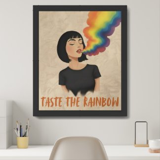 ''Taste the Rainbow'' Poster Paper (Semi-Gloss)