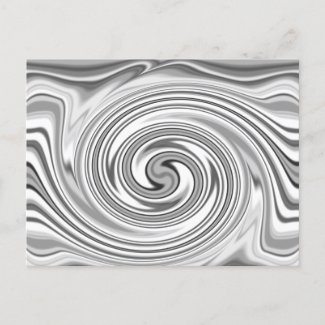 Tasteful Black Monochrome Blurred Spiral Effect
