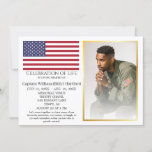 Tasteful Elegant Celebration of Life Funeral Invitation