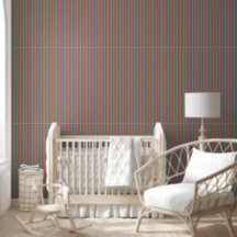 Tasteful Pinstriped Blue Pink Grey